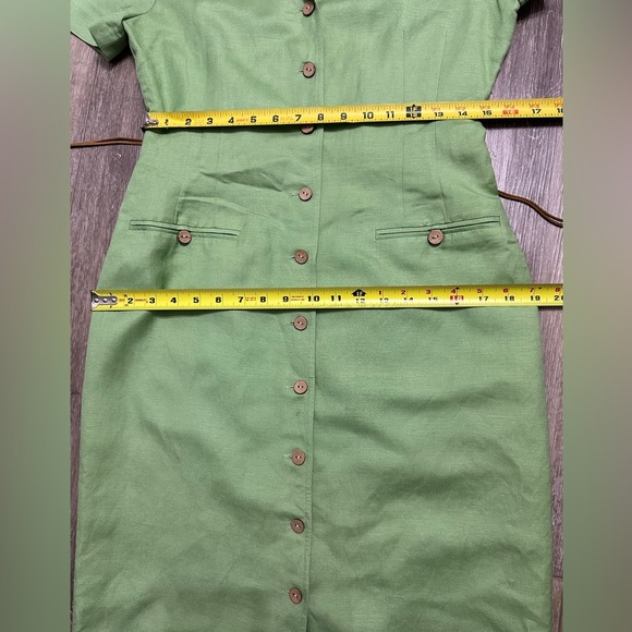 🛍️petite NWOT Positive Attitude button down dress with removable belt size P6 - Picture 5 of 7